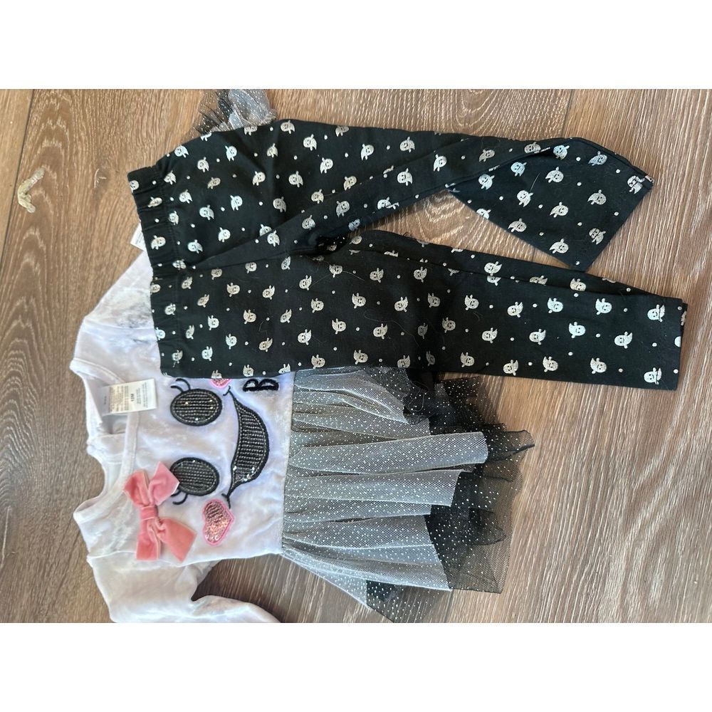 Bonnie baby ghost outfit boo 6-12 tulle skirt - Picture 3 of 4